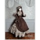 Alice Girl Duke of Victoria Corset Overskirt and Striped Skirt(1st Pre-Order/2 Colours/Full Payment Without Shipping)